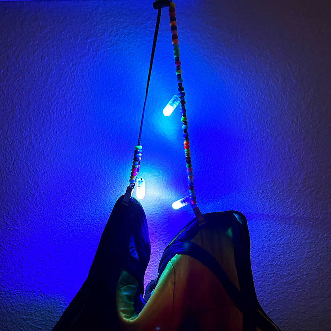 Mougee Beaded LED Clip - Carry Your Mougee Flow Star Around In Style - Adjustable Length
