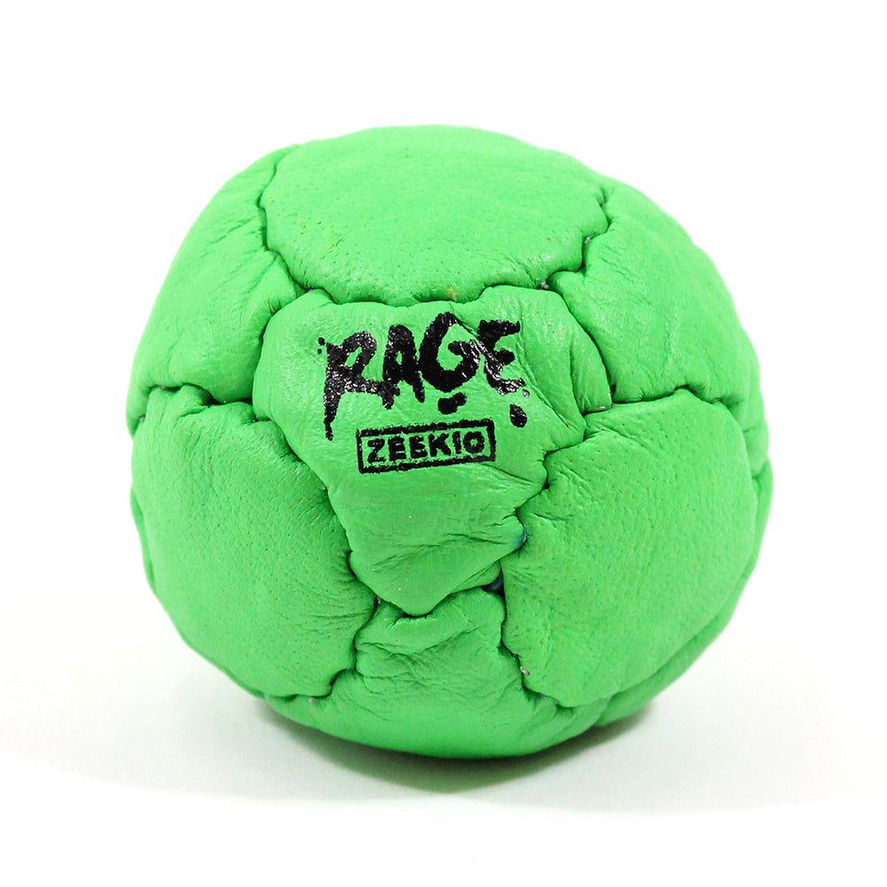 Zeekio -The Rage- 14 Panel Genuine Leather Footbag - Hacky Sack — view 12