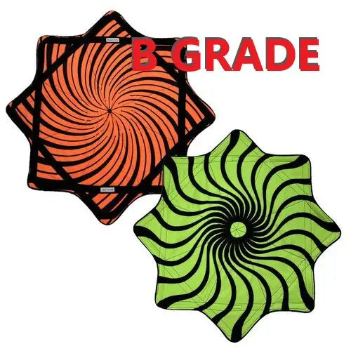 B GRADE - Mougee Air - Flow Star - 27’’ Diameter - Slightly Irregular - Spinfactor - Two Sided - Toys