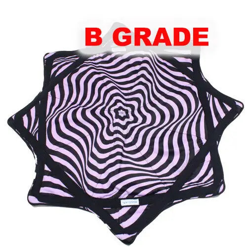 B GRADE - Mougee Air - Flow Star - 27’’ Diameter - Slightly Irregular - Purple Ripple - Toys