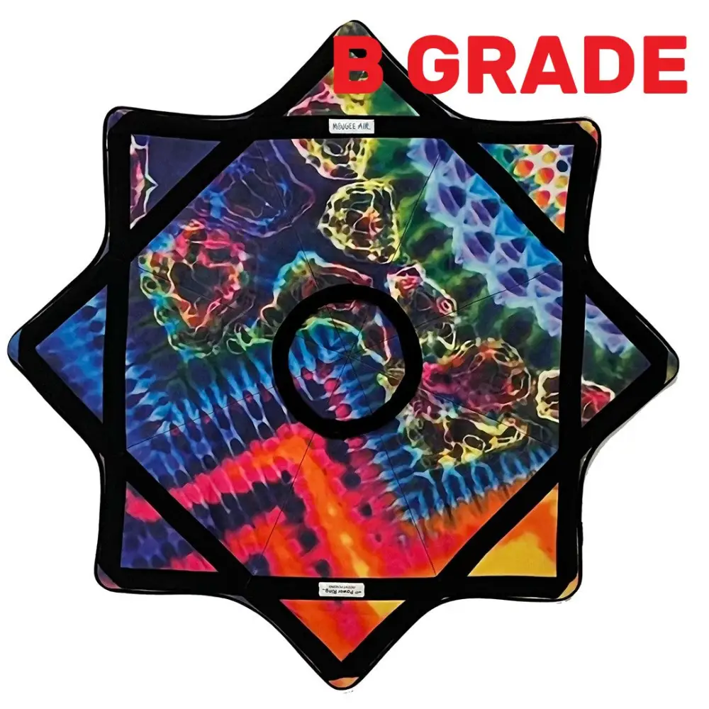 B GRADE - Mougee Air - Flow Star - 27’’ Diameter - Slightly Irregular - Space Wag by Randel Landsdel with Power Ring