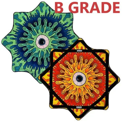 B GRADE - Mougee Air - Flow Star - 27’’ Diameter - Slightly Irregular - Subby - Two Sided - @kaymoyerr - Toys