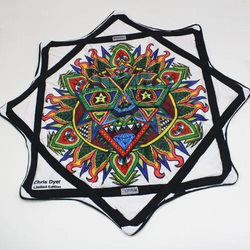 B GRADE - Mougee Classic Flow Star - 27’’ Diameter - Slightly Irregular - Robot Sun - Chris Dyer - Juggling