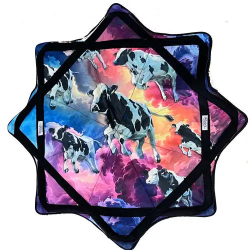 B GRADE - Mougee Classic Flow Star - 27’’ Diameter - Slightly Irregular - Flying Cows - Juggling