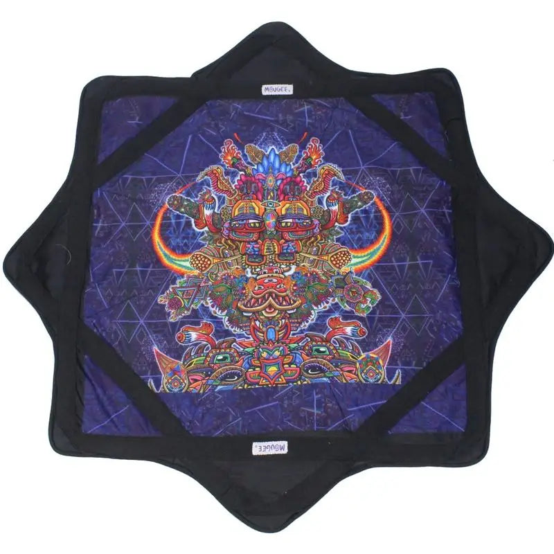 B GRADE - Mougee Classic Flow Star - 27’’ Diameter - Slightly Irregular - Interdimensional Rebel- Chris Dyer - Juggling