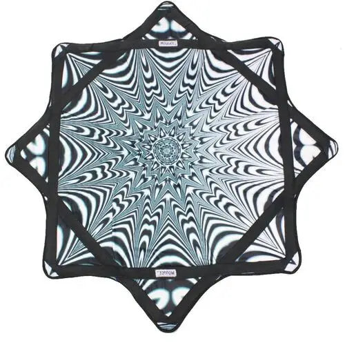 B GRADE - Mougee Classic Flow Star - 27’’ Diameter - Slightly Irregular - Zebradelic - Juggling