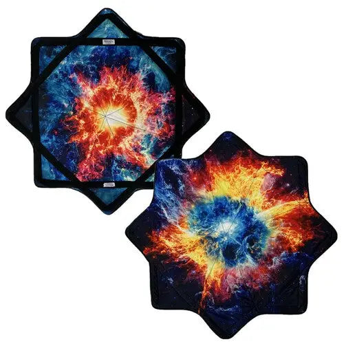 B GRADE - Mougee Classic Flow Star - 27’’ Diameter - Slightly Irregular - Super Nova - Two Sided - Juggling