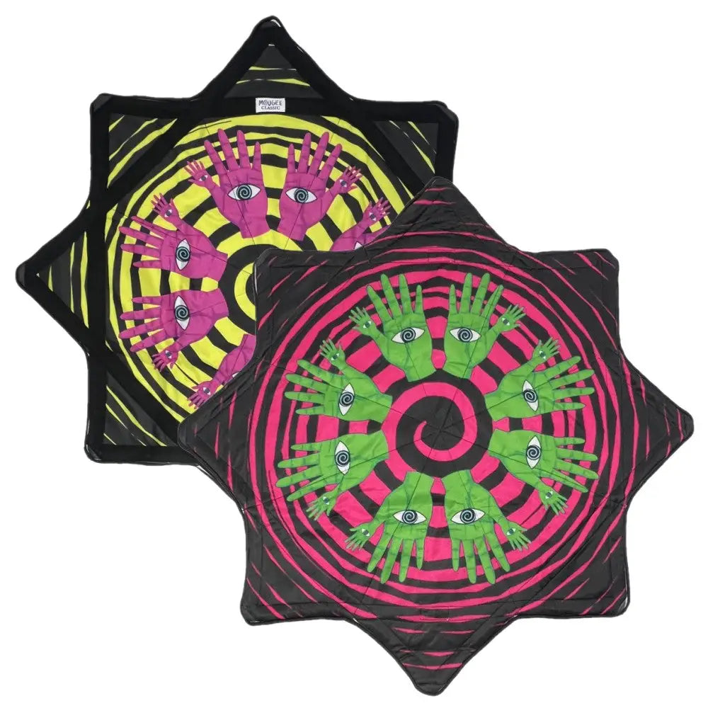 B GRADE - Mougee Classic Flow Star - 27’’ Diameter - Slightly Irregular - Seeing Palms - Two Sided - Juggling