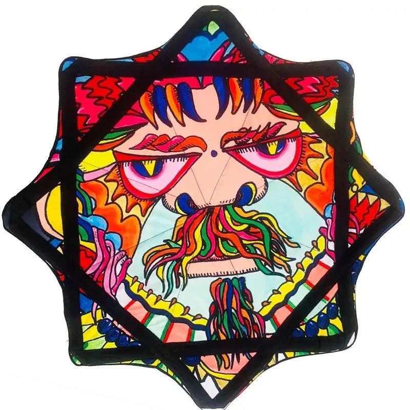 B GRADE - Mougee Classic Flow Star - 27’’ Diameter - Slightly Irregular - Psychodelic Grump - MiSi501 Collection