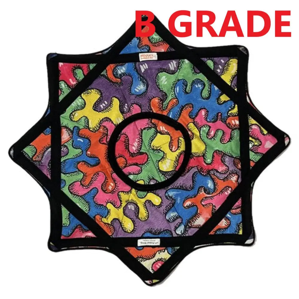 B GRADE - Mougee Midway- 24’’ Diameter -Not too big Not small - Just right - SLIGHTLY IRREGULAR - Gooey Puzzle