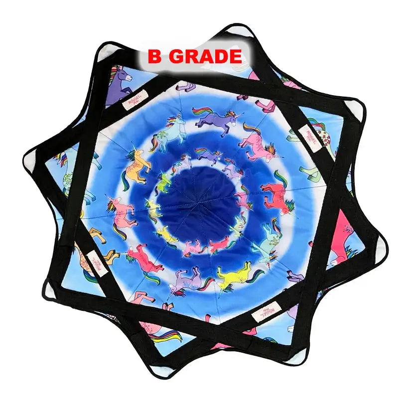B GRADE - Mougee Mini Star Flow - 20’’ Diameter - Slightly Irregular - Unicorns - Juggling