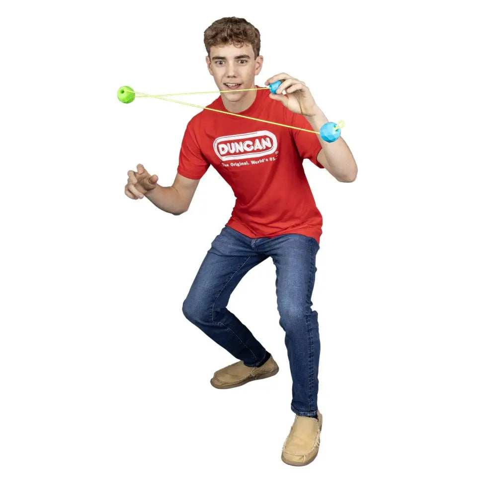 Duncan Nova Flow 3 Ball Attached Juggling Skill Toy with Storage Case - Toys