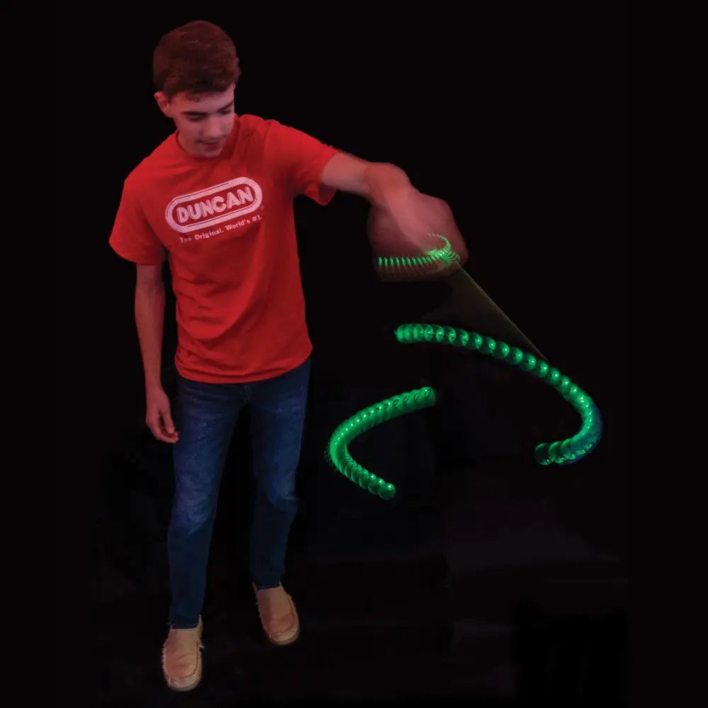 Duncan Nova Flow Light Up - Attached Juggling Skill Toy with Storage Case - Toys