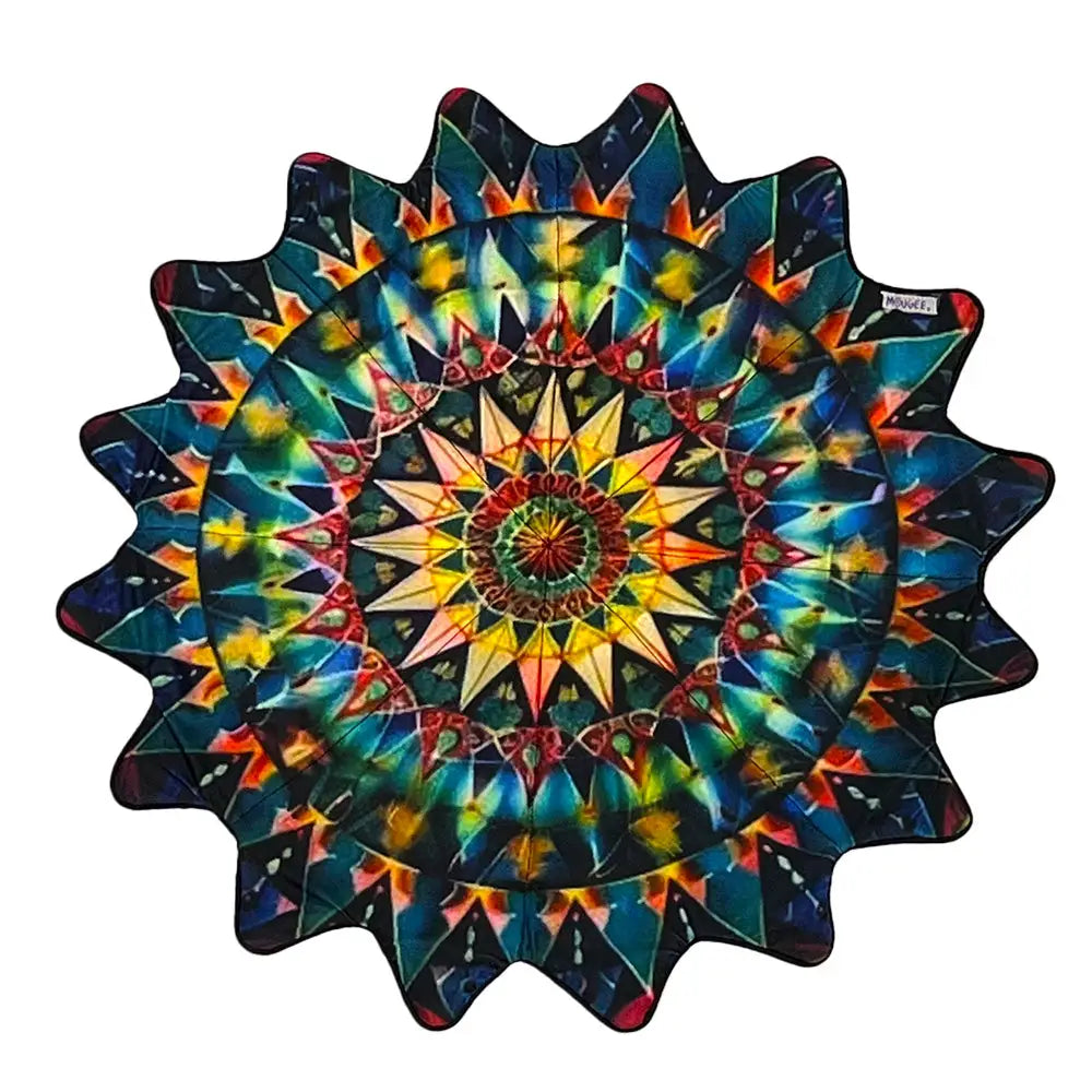 Mougee 16*P Flow Star - 27’’ Diameter - 16 Point - Durable and Vibrant Patterns - Mystic Radiance - Toys