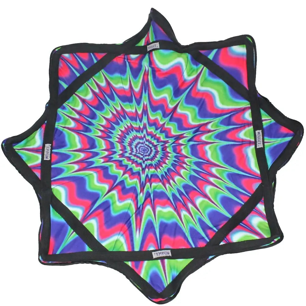 Mougee Classic Flow Star - 27’’ Diameter - 14 oz - Jack Flash -Green/Pink/Purple - Toys