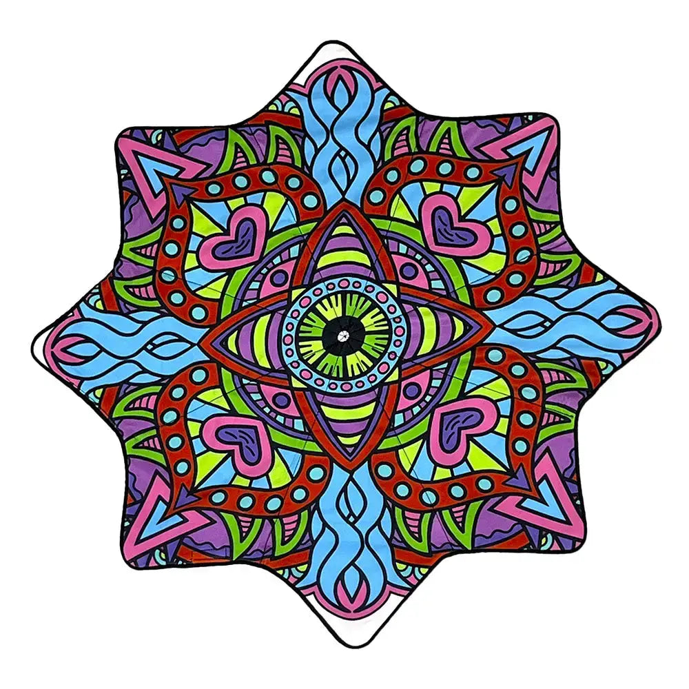 Mougee ’Intra’ Air Flow Star - Internal Webbing - 27’’ Diameter - Durable and Vibrant Patterns - Forgiveness - Chris