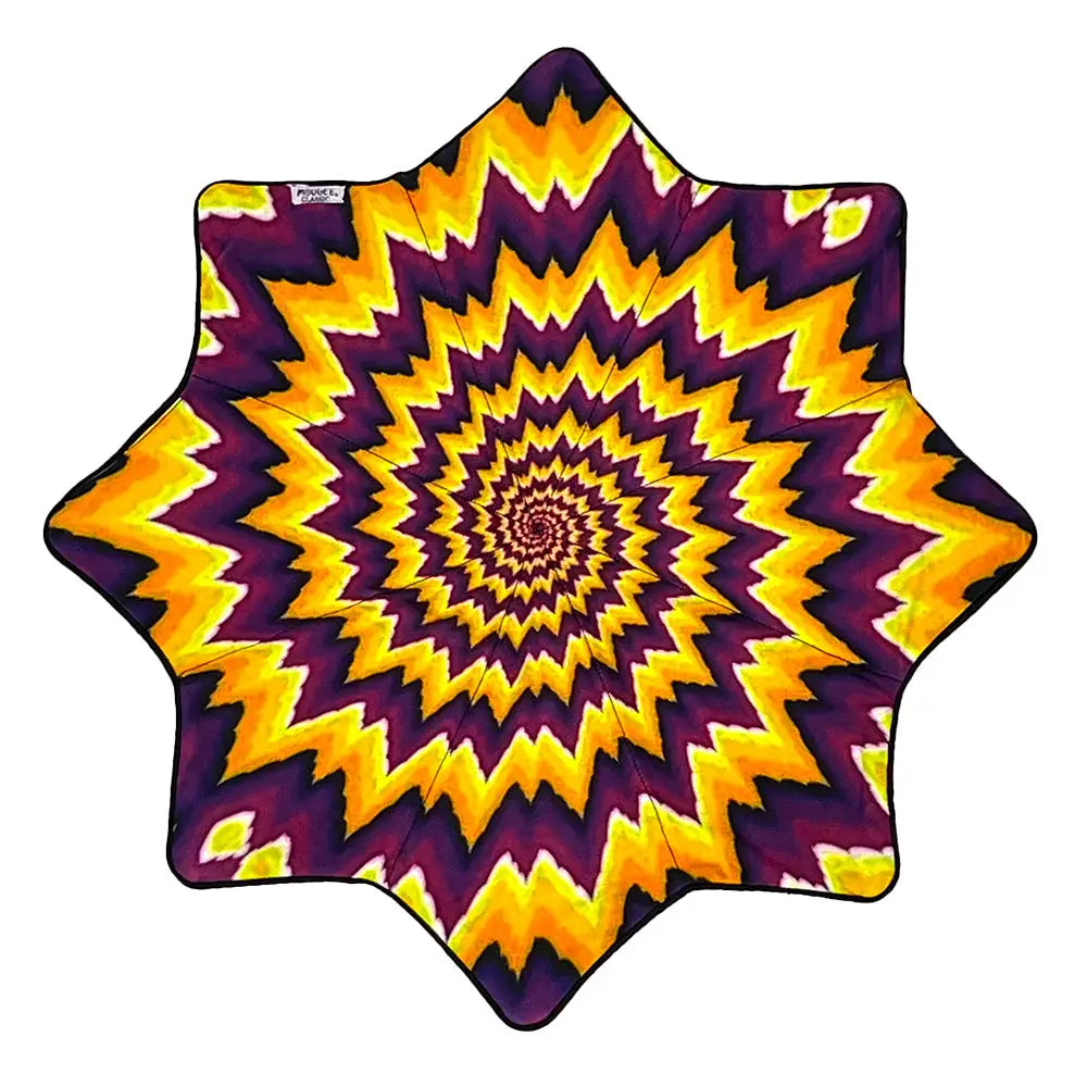 Mougee ’Intra’ Classic Flow Star - Internal Webbing - 27’’ Diameter - Durable and Vibrant Patterns - Twisted Taffy