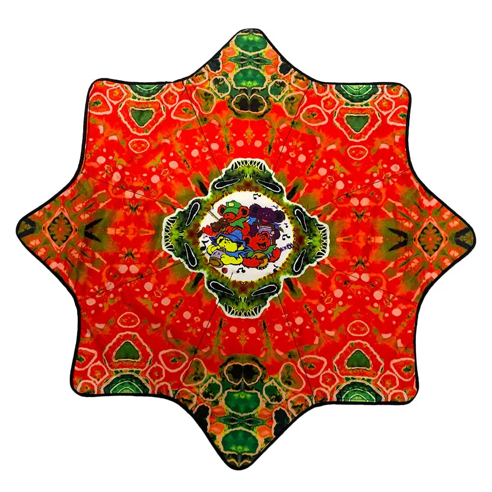Mougee ’Intra’ Classic Flow Star - Internal Webbing - 27’’ Diameter - Durable and Vibrant Patterns (Cosmic Head
