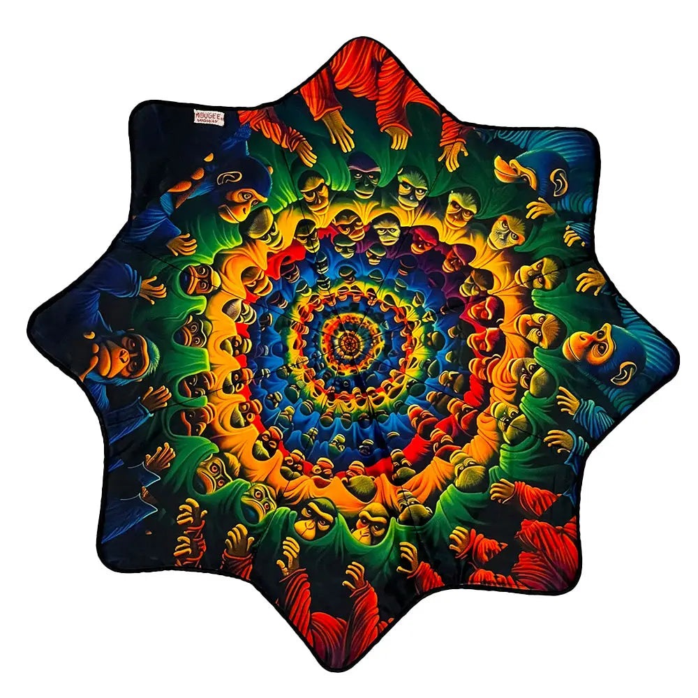 Mougee ’Intra’ Midway Flow Star - Internal Webbing - 24’’ Diameter - Durable and Vibrant Patterns - Toys