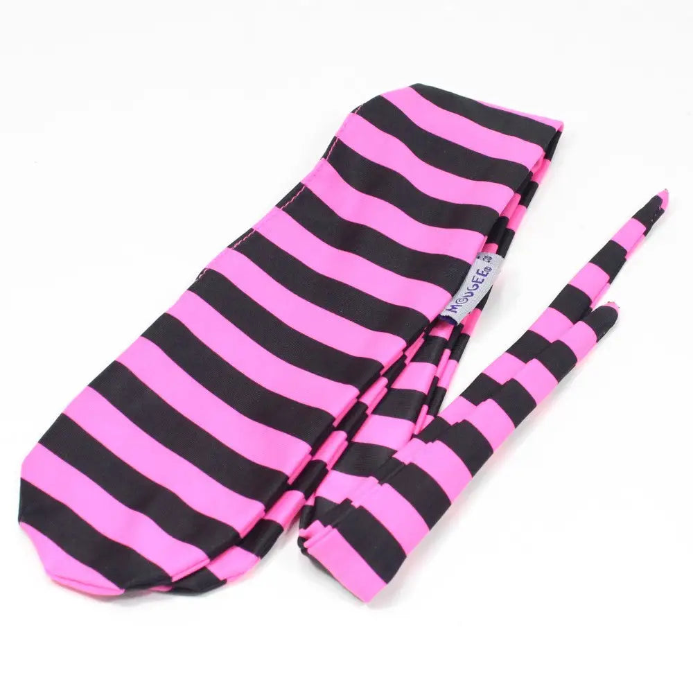 Mougee Sock Poi - Quality Nylon POI - Pink and Black Stripes 26’’