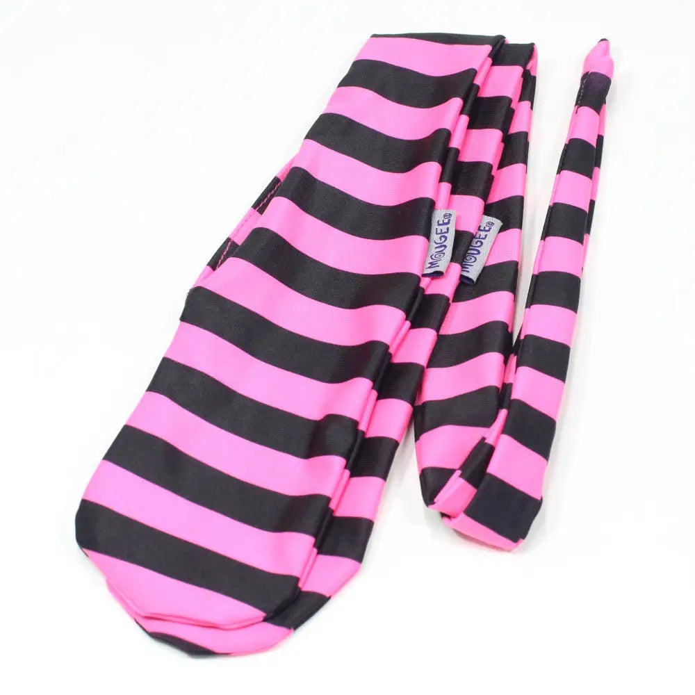 Mougee Sock Poi - Quality Nylon POI - Pink and Black Stripes 28’’
