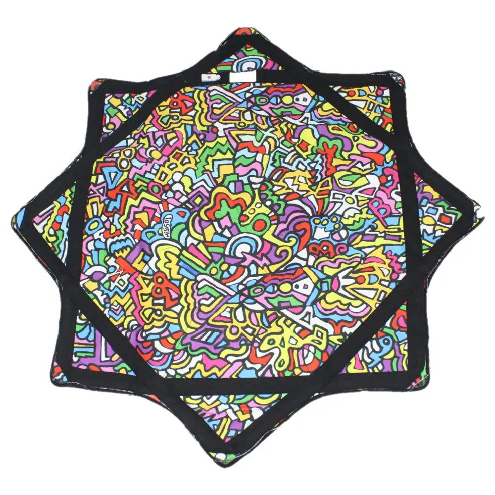 Mougee Spark Flow Star - AIR 28’’ MIDWAY 24’’ - Rechargeable Multi-Colored LED Lights - 3 Modes - Random Puzzle