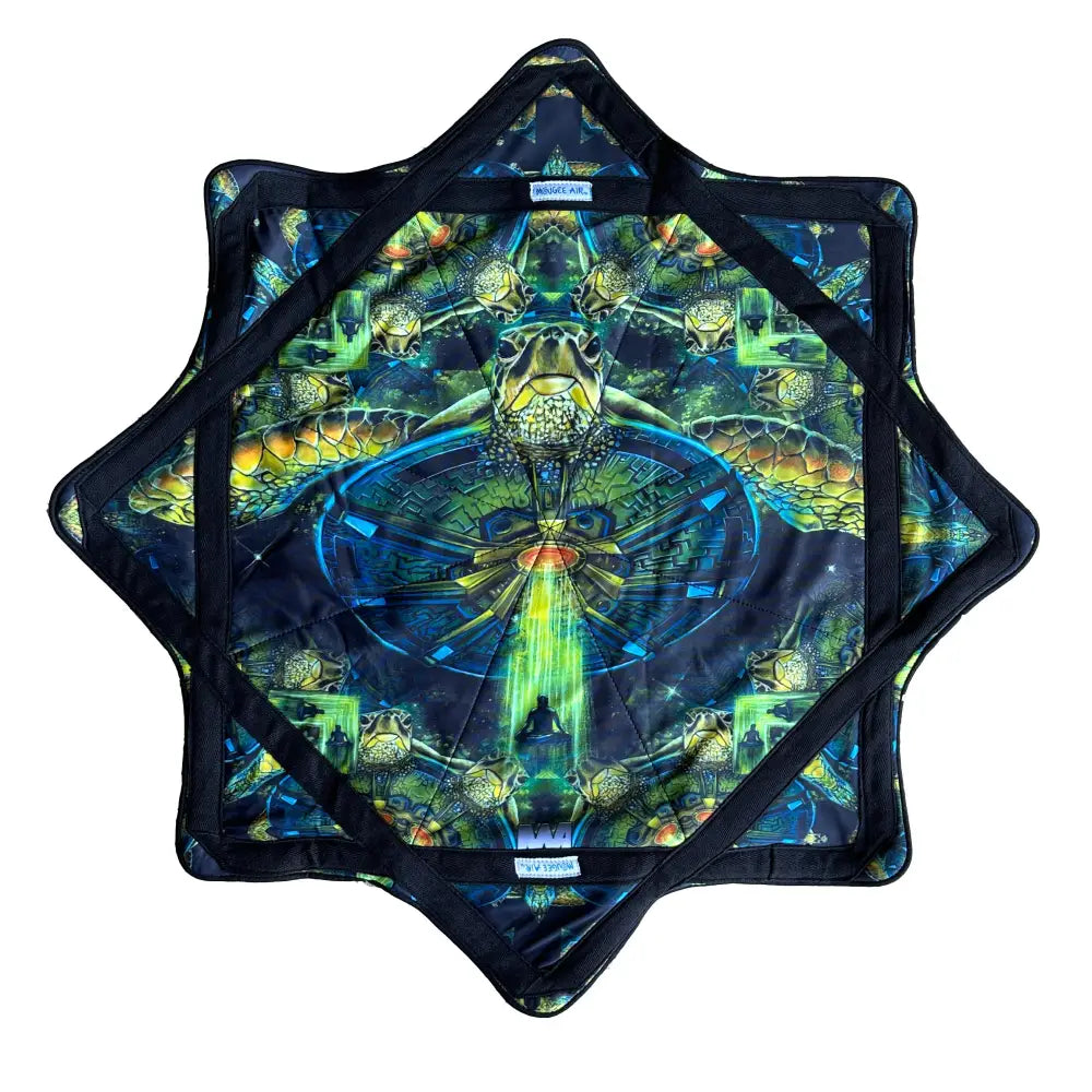The Mougee Air - Flow Star - 27’’ (68 cm) 11 oz (311 g) - Morphis Art Collection -Two sided - Turtle Abduction