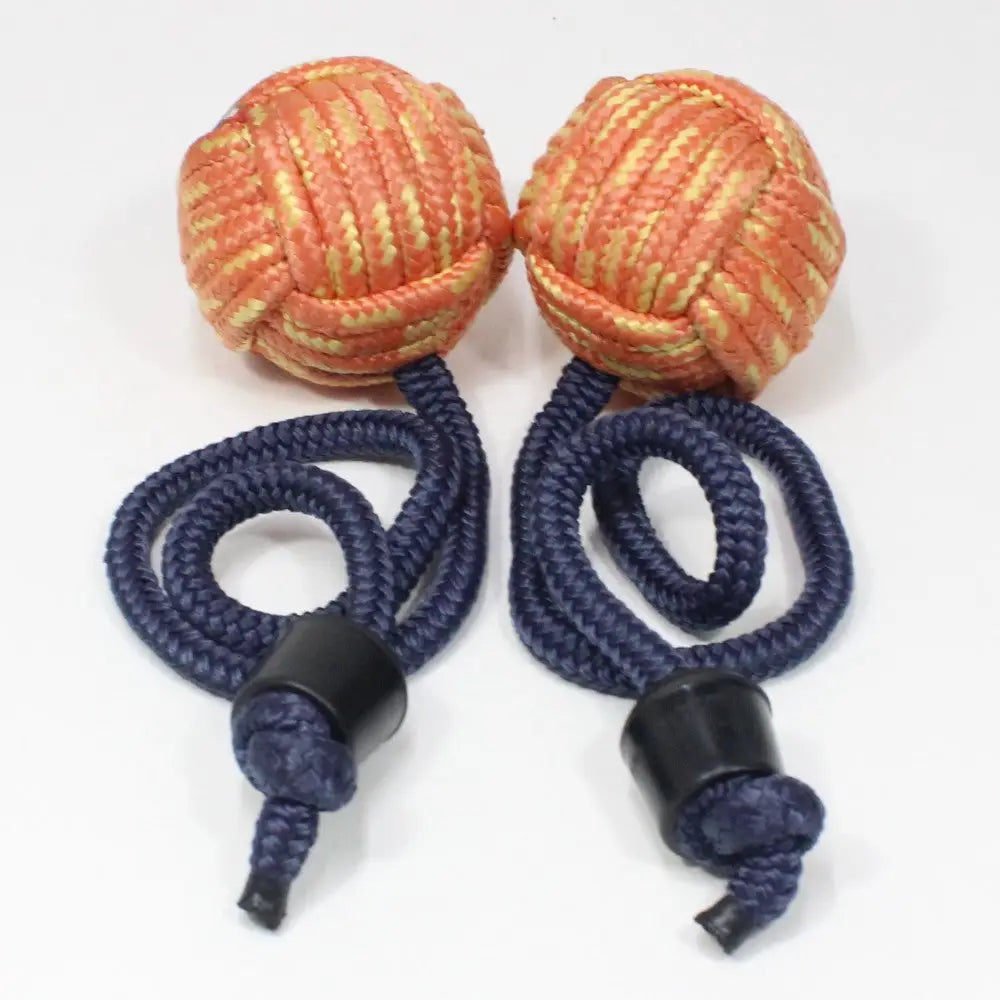 Wolf Poi 85mm Handmade Monkey Fist Contact - Peach