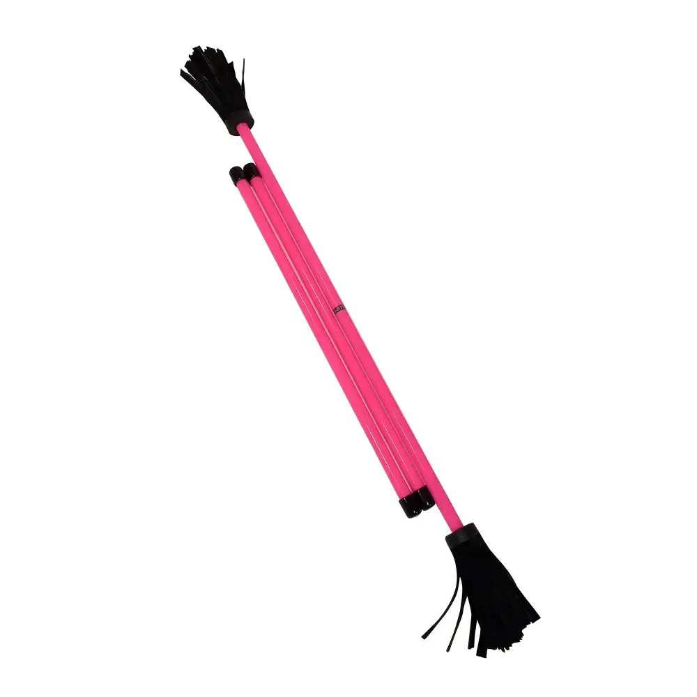 Z-Stix Hand Made Professional Flower Sticks-Devil Sticks- Neon Series - Mosquito / Pink - juggling sticks