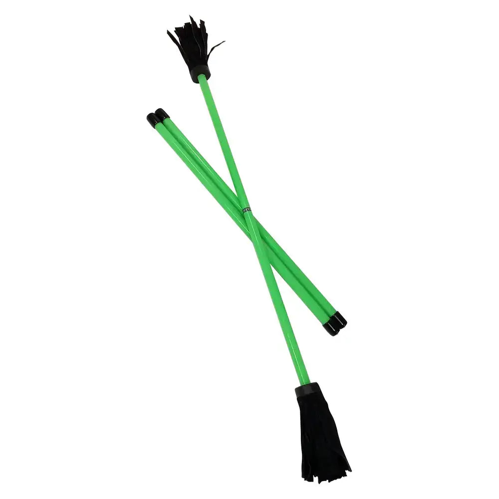 Z-Stix Hand Made Professional Flower Sticks-Devil Sticks- Neon Series - Mosquito / Green - juggling sticks