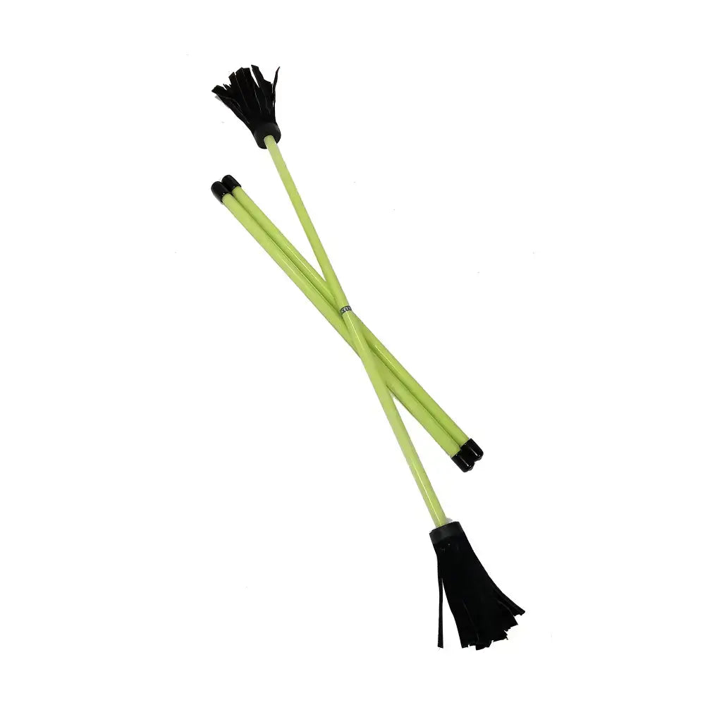 Z-Stix Hand Made Professional Flower Sticks-Devil Sticks- Neon Series - Banshee / Yellow - juggling sticks