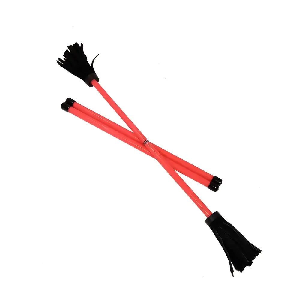 Z-Stix Hand Made Professional Flower Sticks-Devil Sticks- Neon Series - Kids / Orange - juggling sticks