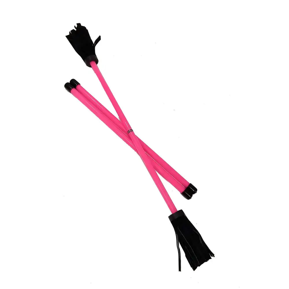 Z-Stix Hand Made Professional Flower Sticks-Devil Sticks- Neon Series - Kids / Pink - juggling sticks