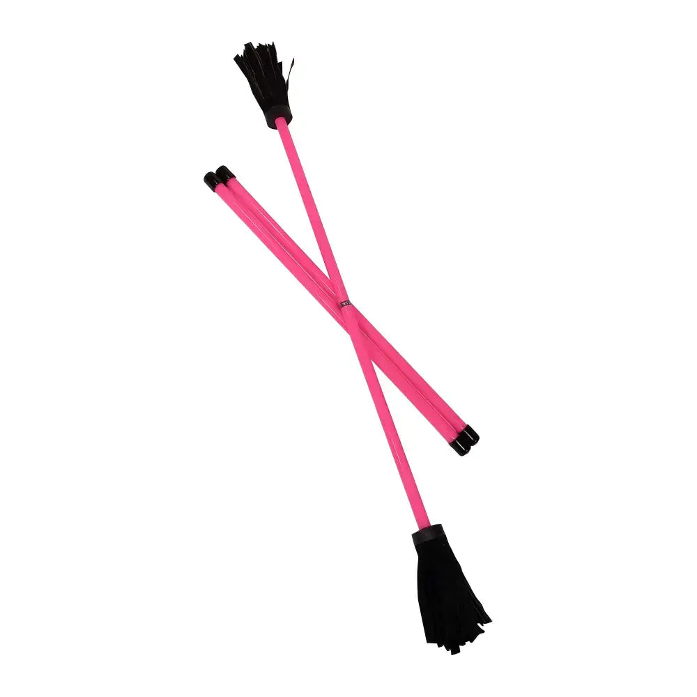 Z-Stix Hand Made Professional Flower Sticks-Devil Sticks- Neon Series - King / Pink - juggling sticks