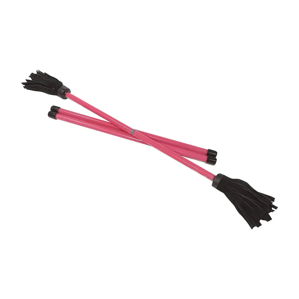 Z-Stix Hand Made Professional Flower Sticks-Devil Sticks- Solid Series - Kid / Red - juggling sticks