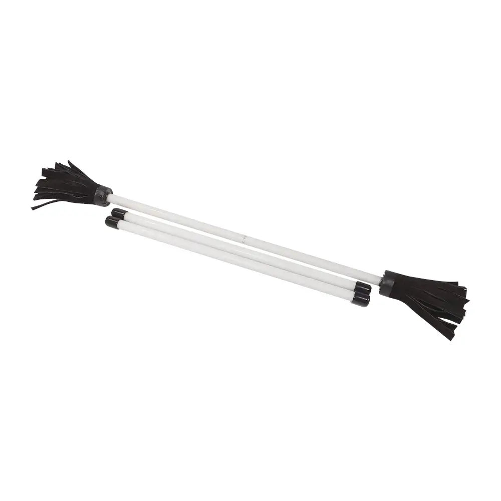 Z-Stix Hand Made Professional Flower Sticks-Devil Sticks- Solid Series - Kid / White - juggling sticks