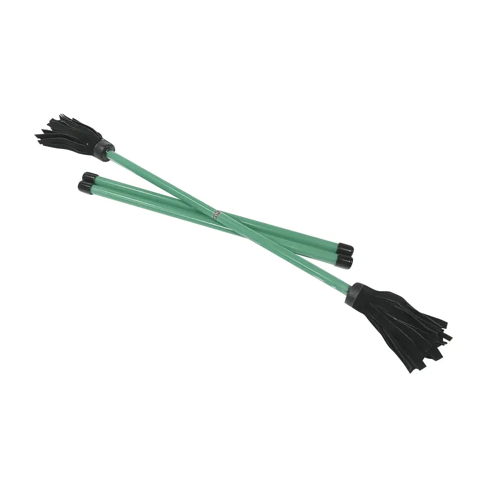 Z-Stix Hand Made Professional Flower Sticks-Devil Sticks- Solid Series - Kid / Green - juggling sticks