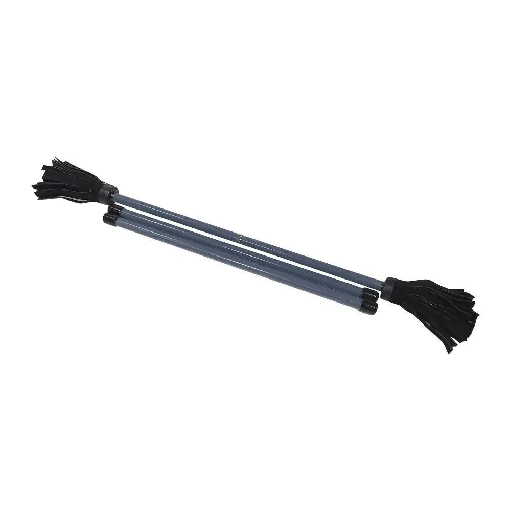 Z-Stix Hand Made Professional Flower Sticks-Devil Sticks- Solid Series - Kid / Black - juggling sticks