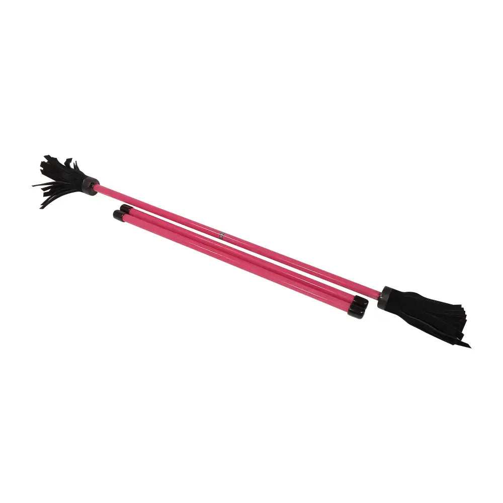 Z-Stix Hand Made Professional Flower Sticks-Devil Sticks- Solid Series - King / Red - juggling sticks