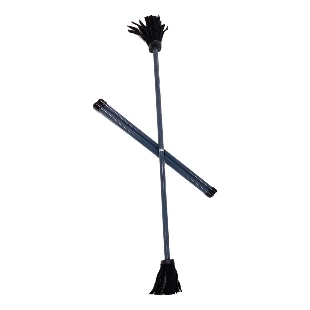 Z-Stix Hand Made Professional Flower Sticks-Devil Sticks- Solid Series - King / Black - juggling sticks