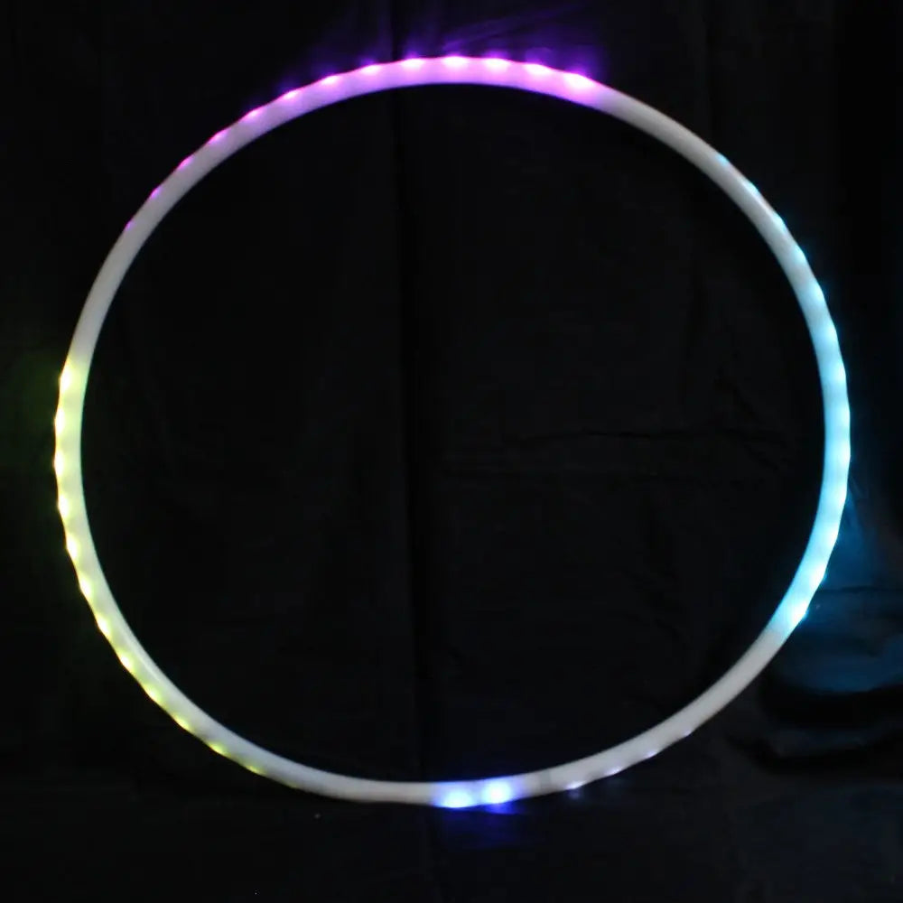 Zeekio 24’’ Rechargable LED Hoop with Remote - Flow Toy - Multi Color - Collapsible - Hoops