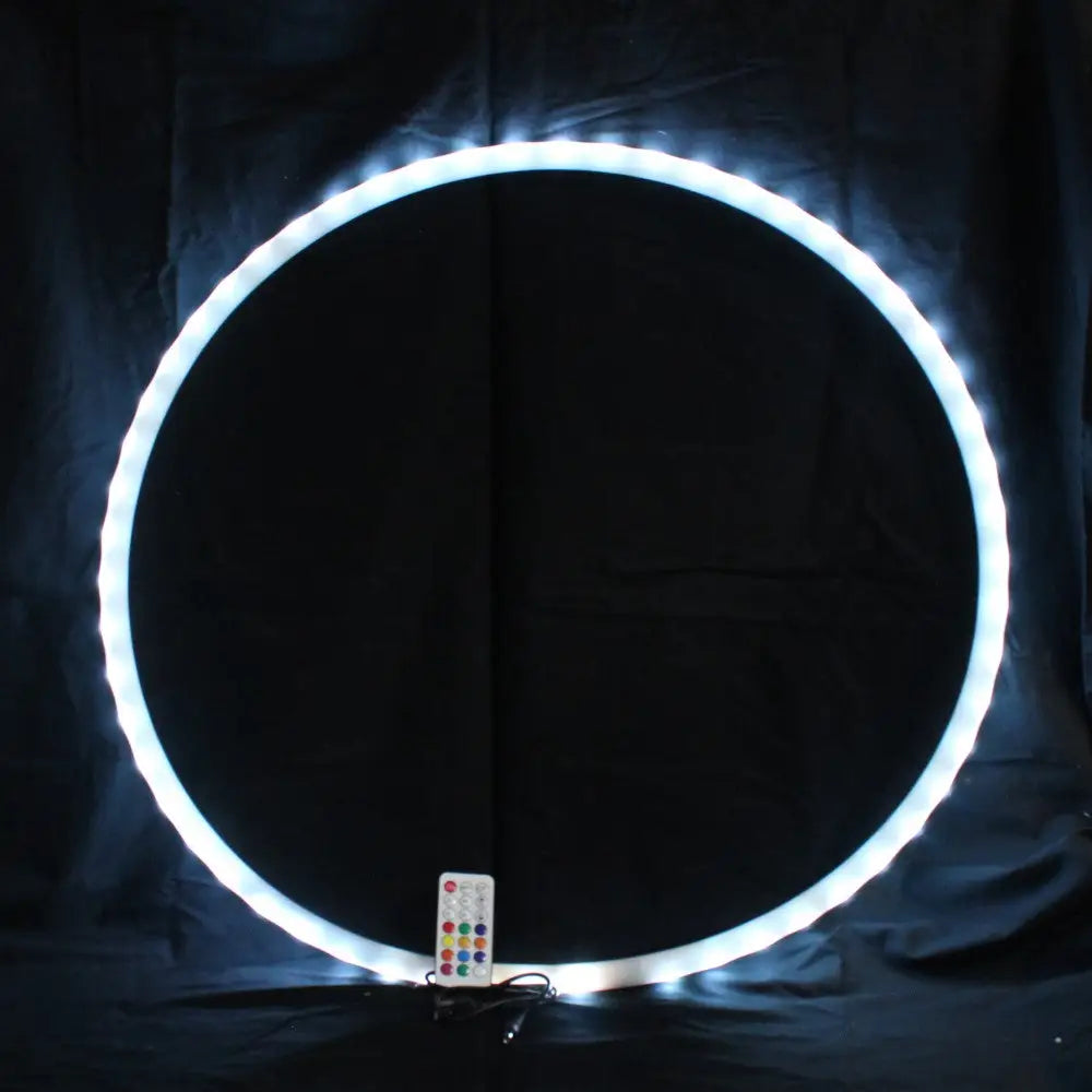 Zeekio 24’’ Rechargable LED Hoop with Remote - Flow Toy - Multi Color - Collapsible - Hoops