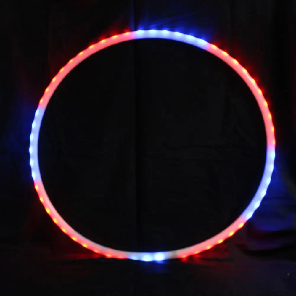 Zeekio 24’’ Rechargable LED Hoop with Remote - Flow Toy - Multi Color - Collapsible - Hoops