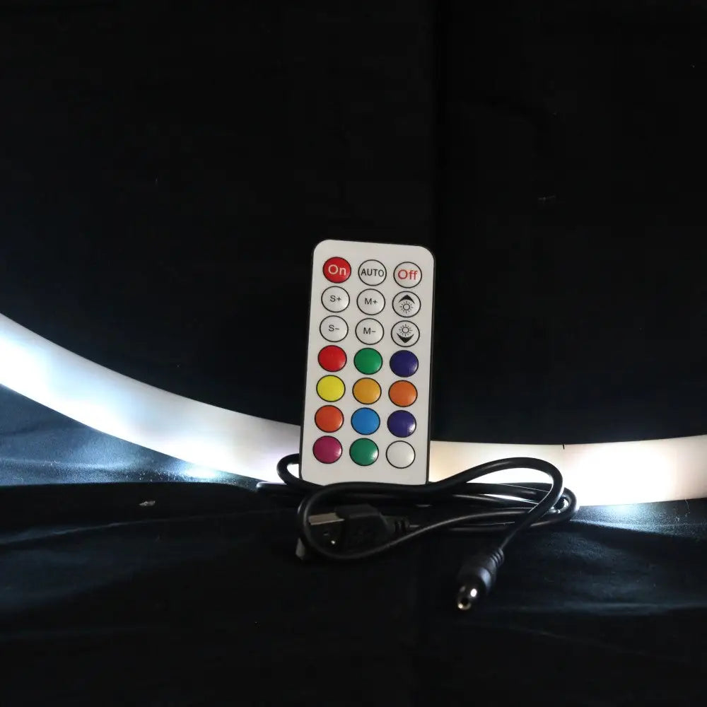 Zeekio 24’’ Rechargable LED Hoop with Remote - Flow Toy - Multi Color - Collapsible - Hoops