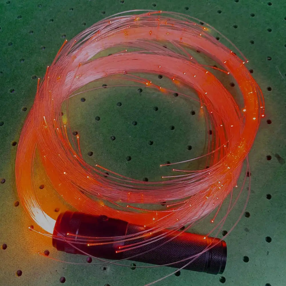 Zeekio Pixel Whip - 6’ Fiber Optic Flow Toy - Colors Changing Light Party - Toys