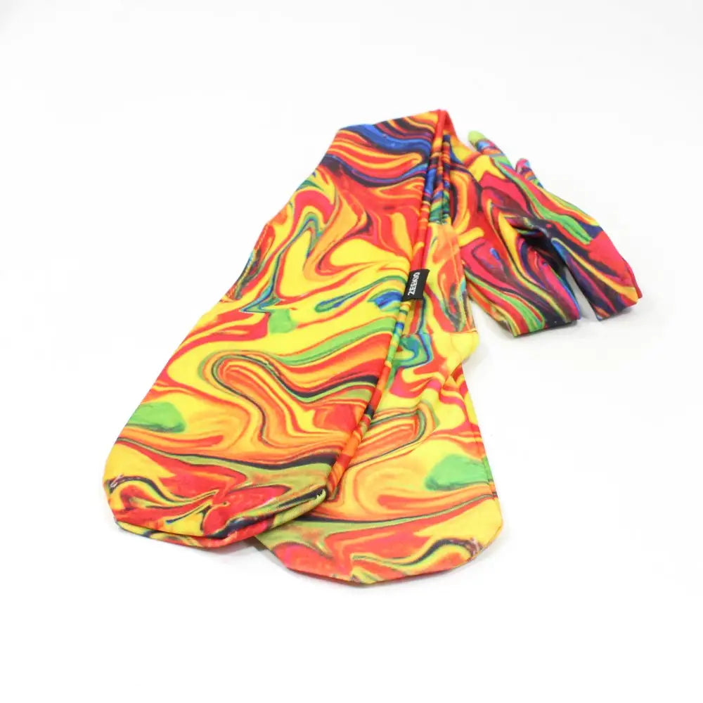 Zeekio Sock POI - 26’’ Stretch Nylon with Bean Bag - Psychedelic - Poi