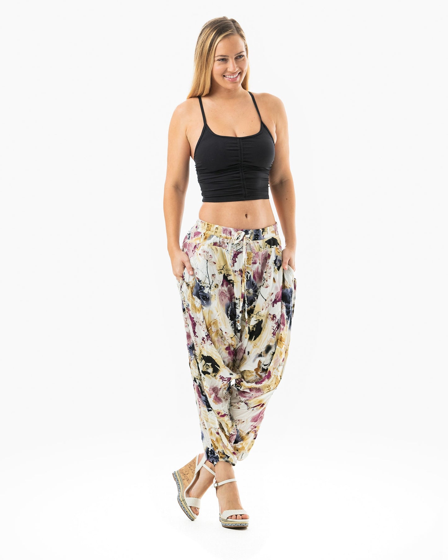 Floral Harem Pant - Unisex