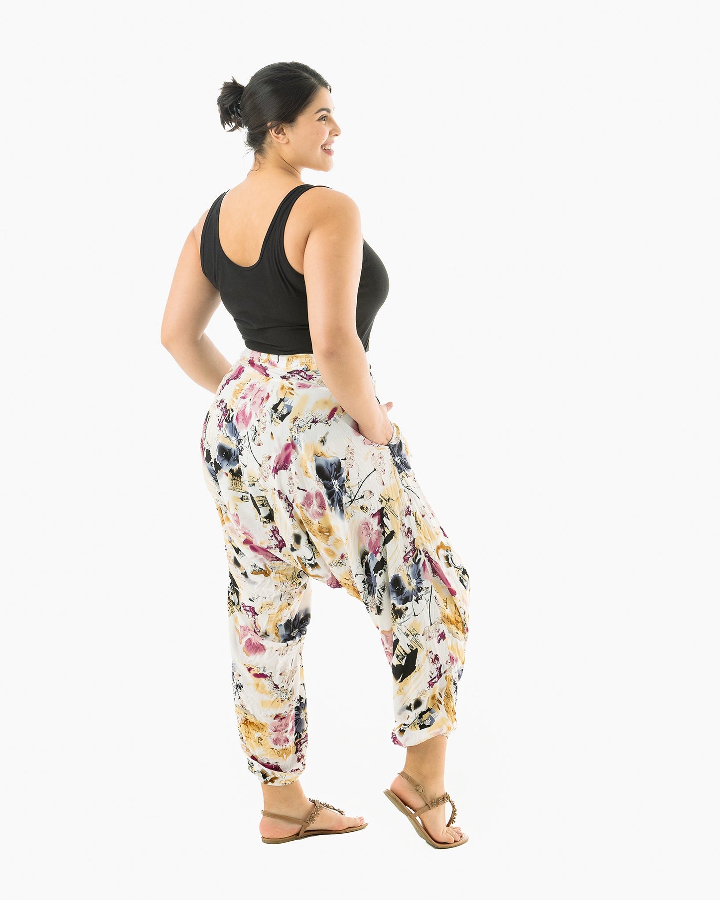 Floral Harem Pant - Unisex