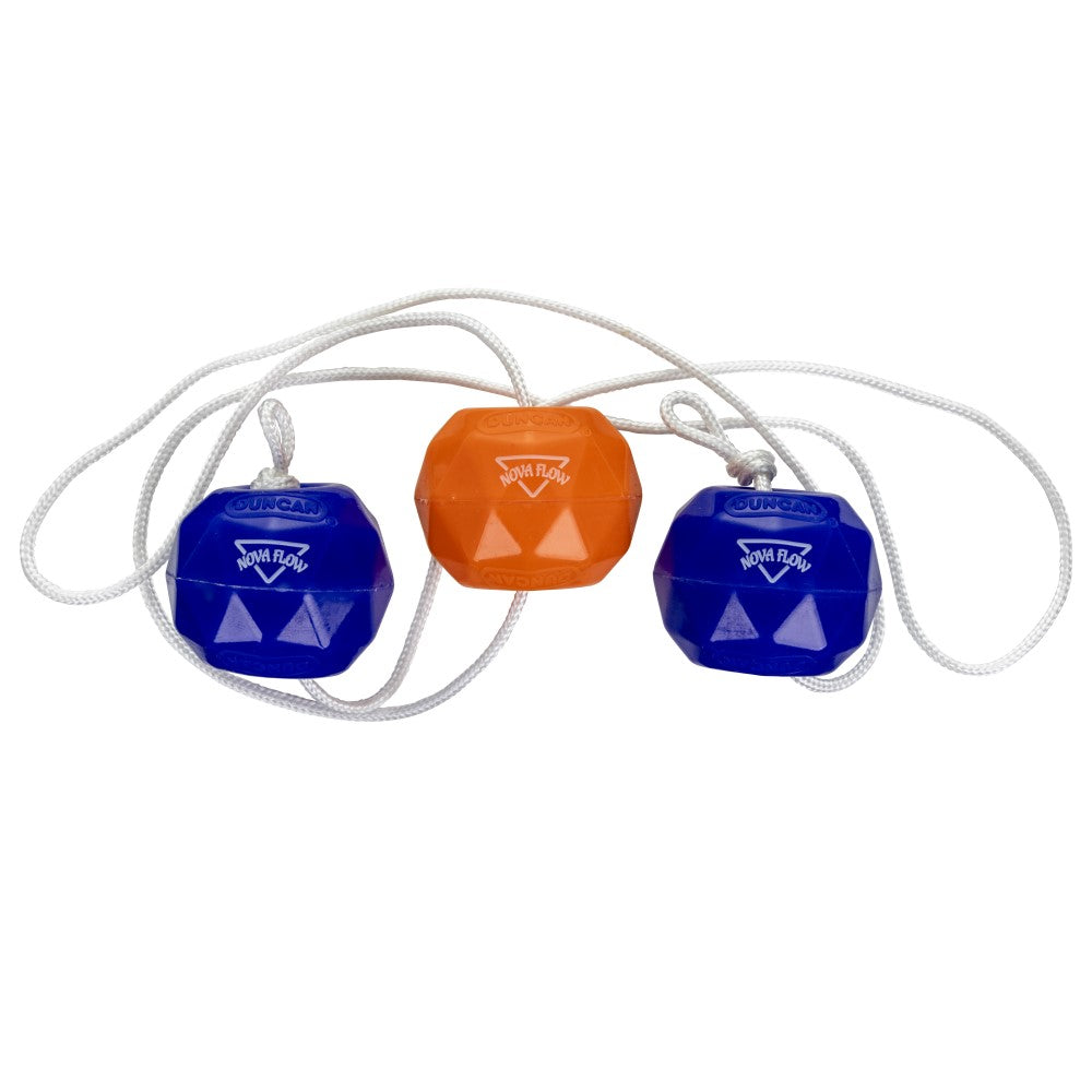 Duncan Nova Flow  3 Ball Attached Juggling Skill Toy with Storage Case