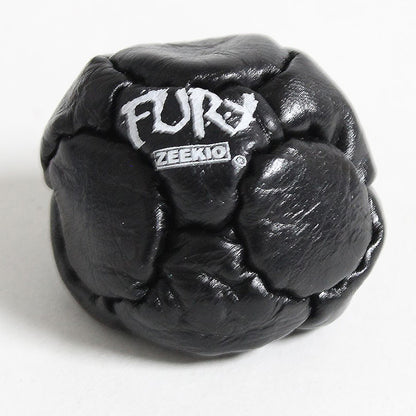 The Fury Footbag - Genuine Leather - 14 Panel Hand Stitched - Sand filled Hacky Sack